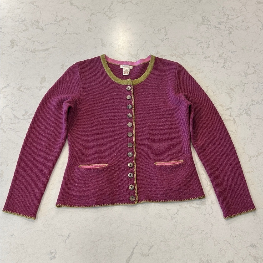 Sundance Tulla Cardigan Extrafine Merino Wool Classic Timeless Sweater Small - Picture 11 of 11